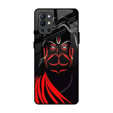 Lord Hanuman OnePlus 9R Glass Back Cover Online