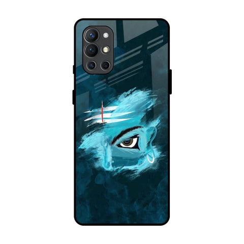 Power Of Trinetra OnePlus 9R Glass Back Cover Online
