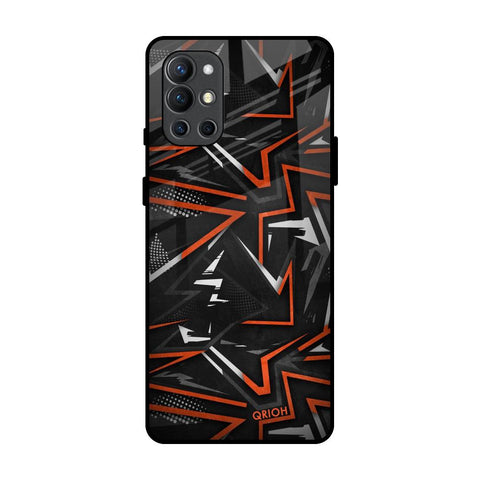 Vector Art OnePlus 9R Glass Back Cover Online