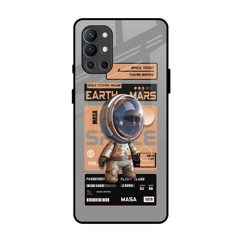 Space Ticket OnePlus 9R Glass Back Cover Online