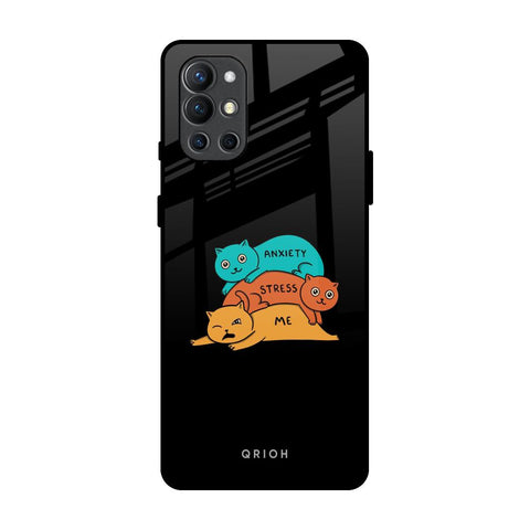 Anxiety Stress OnePlus 9R Glass Back Cover Online