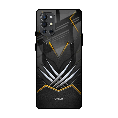 Black Warrior OnePlus 9R Glass Back Cover Online