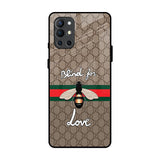Blind For Love OnePlus 9R Glass Back Cover Online