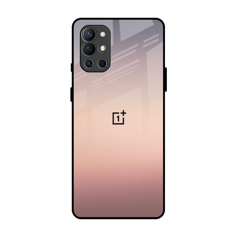 Golden Mauve OnePlus 9R Glass Back Cover Online