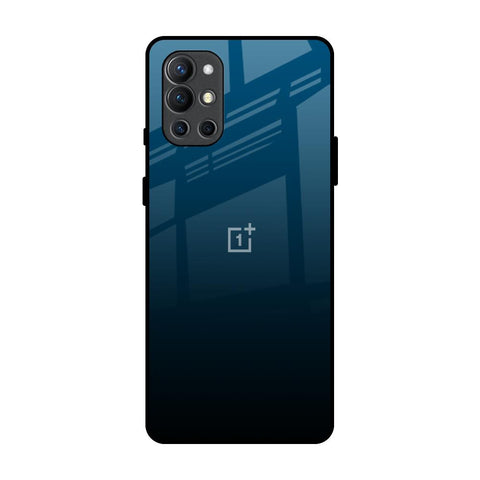 Sailor Blue OnePlus 9R Glass Back Cover Online