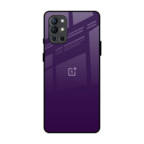 Dark Purple OnePlus 9R Glass Back Cover Online