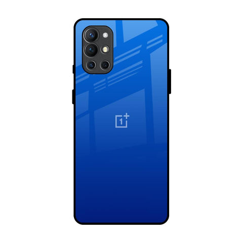 Egyptian Blue OnePlus 9R Glass Back Cover Online