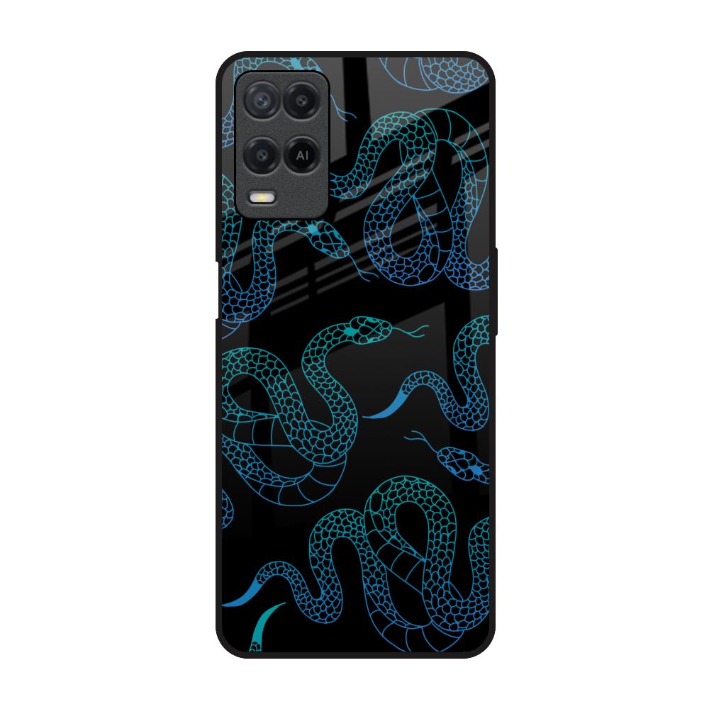 Serpentine Realme 8 Glass Back Cover Online