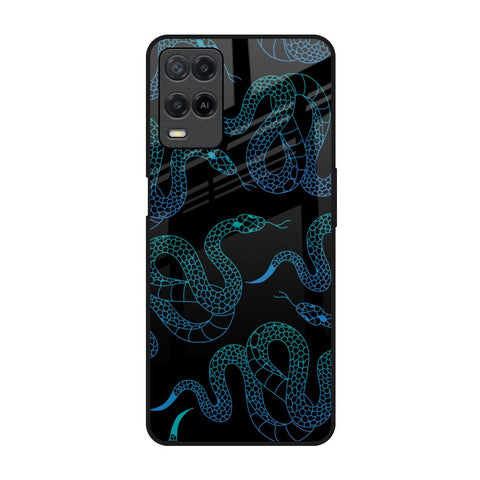 Serpentine Realme 8 Glass Back Cover Online