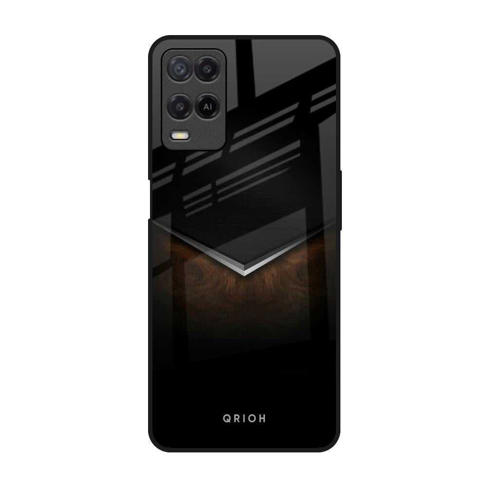 Dark Walnut Realme 8 Glass Back Cover Online