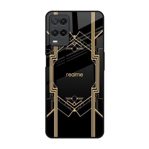 Sacred Logo Realme 8 Glass Back Cover Online