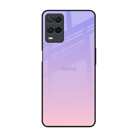 Lavender Gradient Realme 8 Glass Back Cover Online