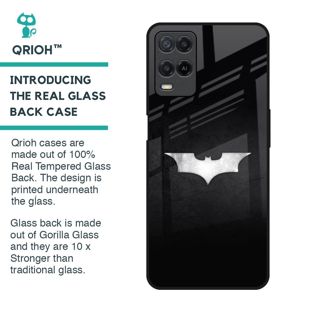 Super Hero Logo Glass Case for Realme 8
