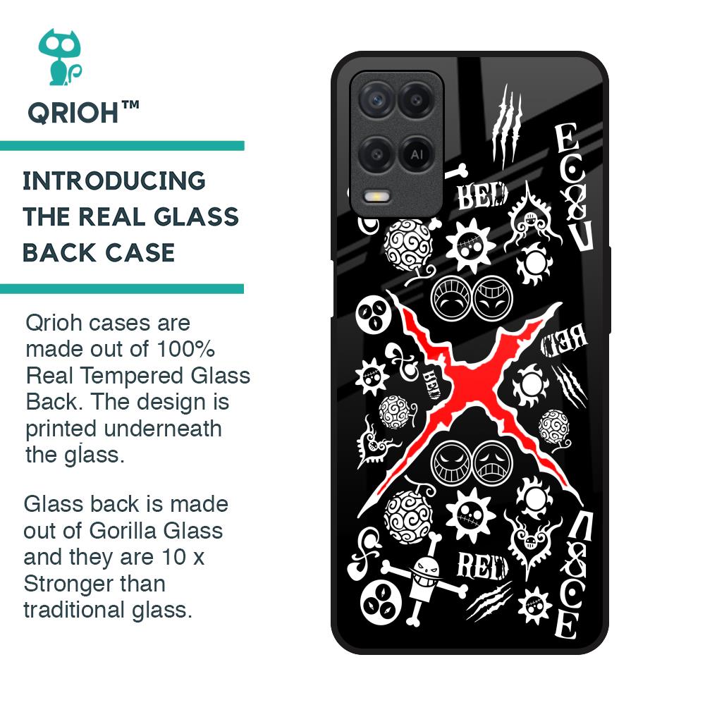 Red Zone Glass Case for Realme 8