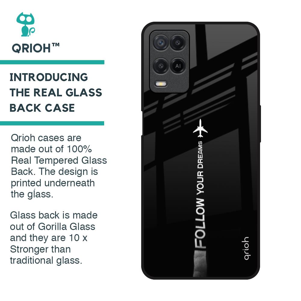 Follow Your Dreams Glass Case for Realme 8