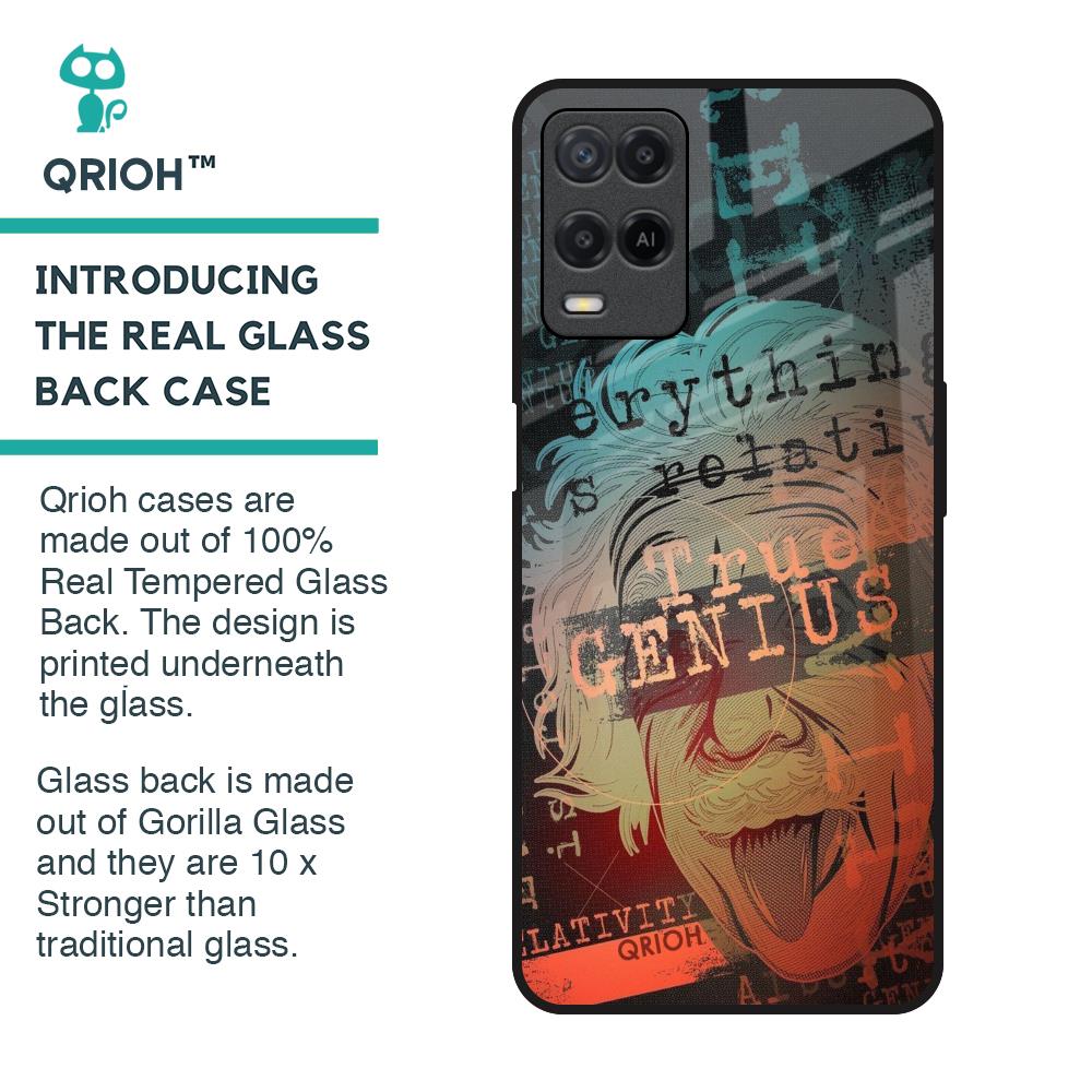 True Genius Glass Case for Realme 8