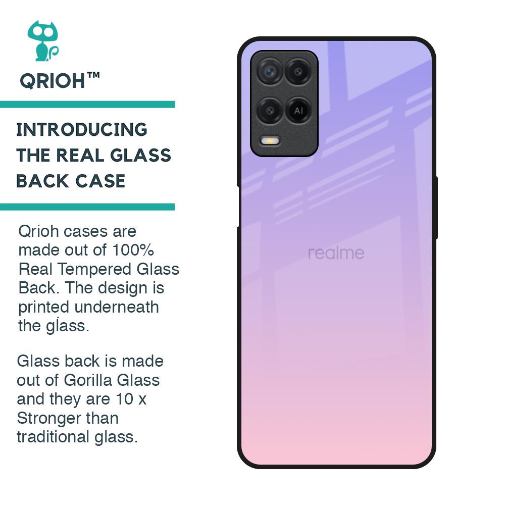 Lavender Gradient Glass Case for Realme 8