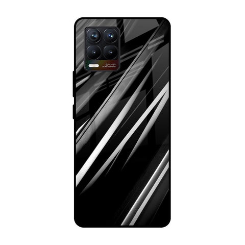 Black & Grey Gradient Realme 8 Glass Cases & Covers Online