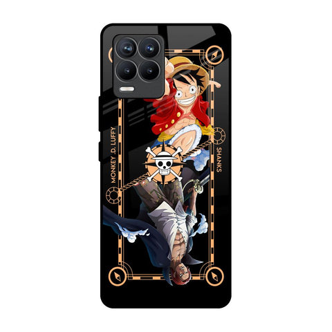 Shanks & Luffy Realme 8 Pro Glass Back Cover Online