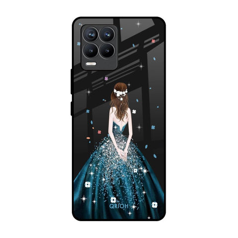 Queen Of Fashion Realme 8 Pro Glass Back Cover Online