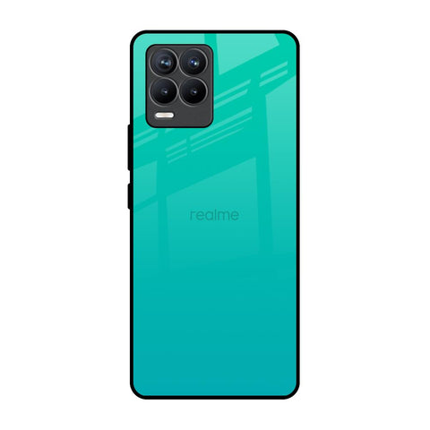 Cuba Blue Realme 8 Pro Glass Back Cover Online