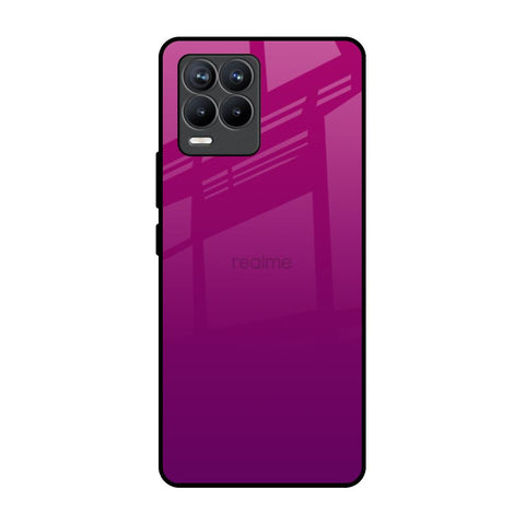 Magenta Gradient Realme 8 Pro Glass Back Cover Online