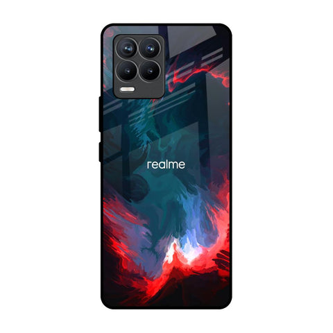 Brush Art Realme 8 Pro Glass Back Cover Online