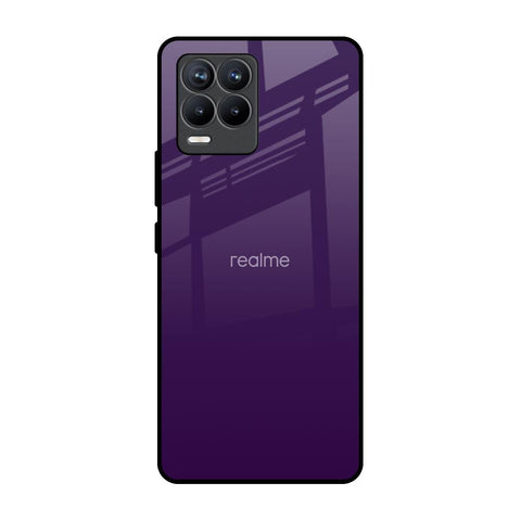 Dark Purple Realme 8 Pro Glass Back Cover Online