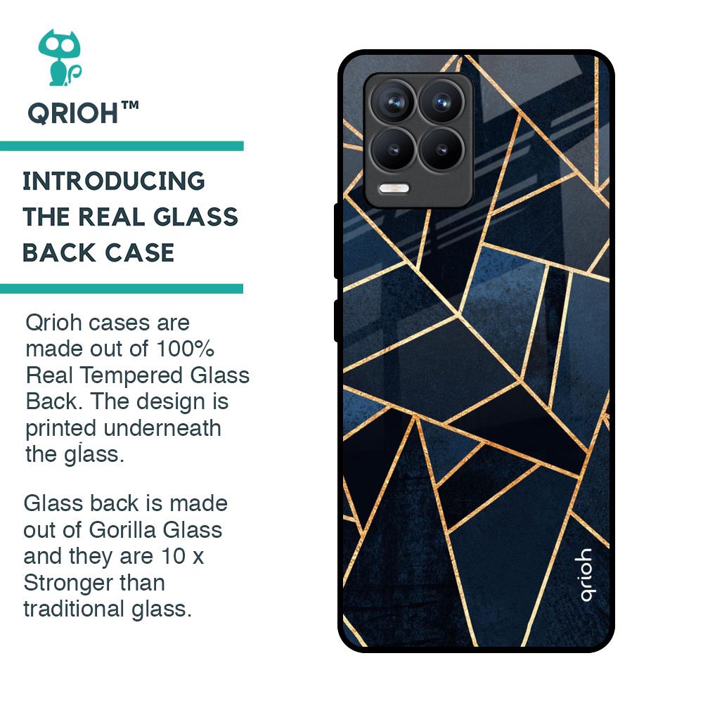 Abstract Tiles Glass Case for Realme 8 Pro