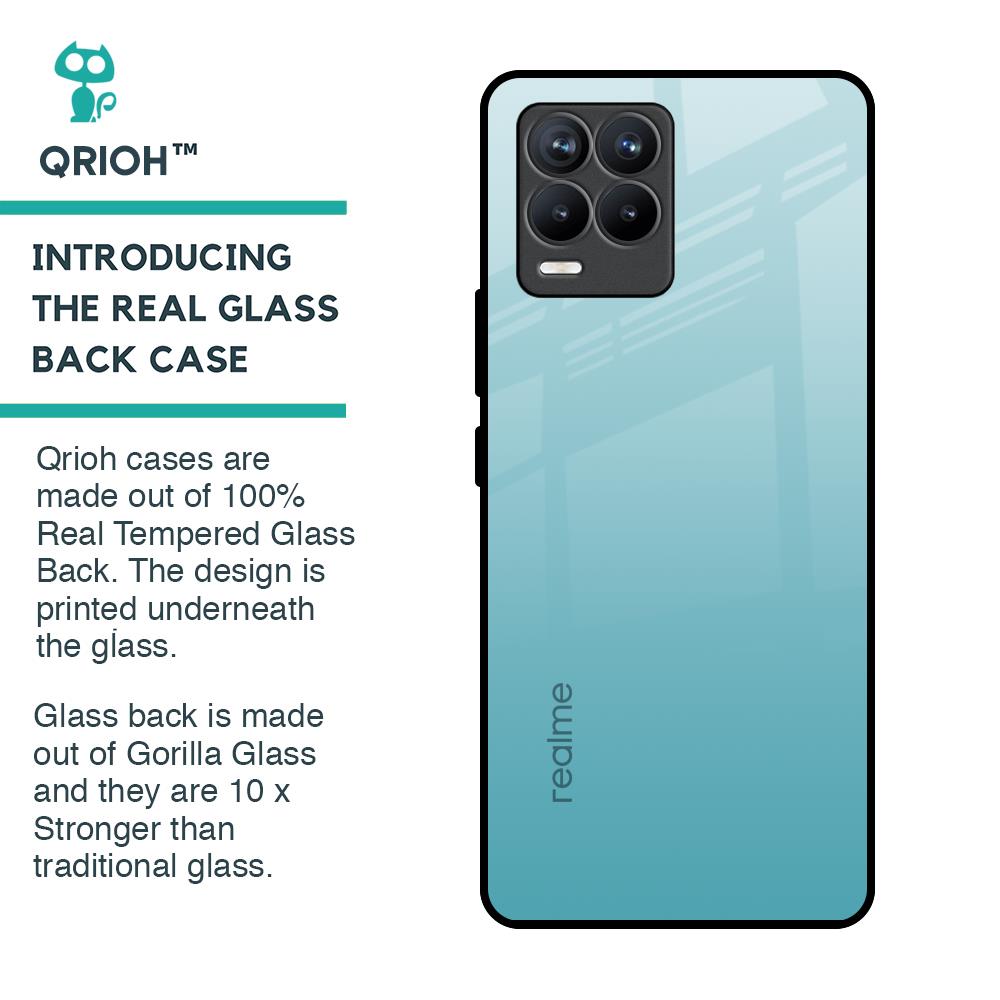 Arctic Blue Glass Case For Realme 8 Pro