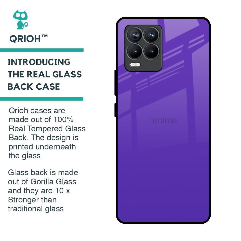 Amethyst Purple Glass Case for Realme 8 Pro