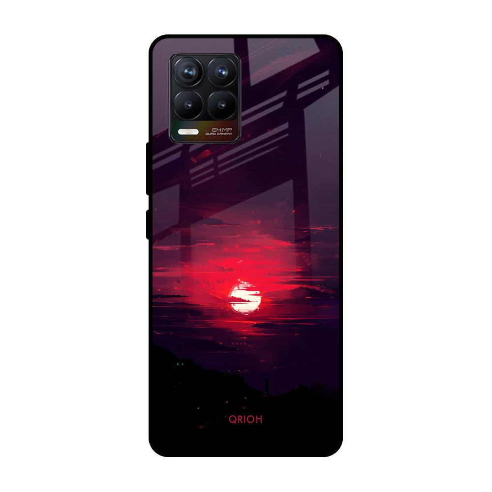Morning Red Sky Realme 8 Pro Glass Cases & Covers Online