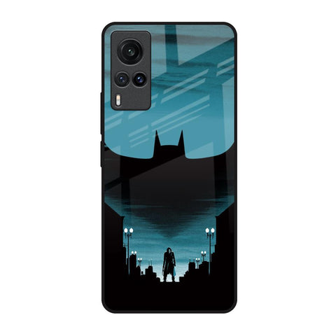 Cyan Bat Vivo X60 Glass Back Cover Online