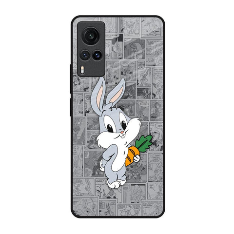 Cute Baby Bunny Vivo X60 Glass Back Cover Online