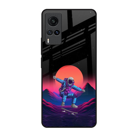 Retro Astronaut Vivo X60 Glass Back Cover Online