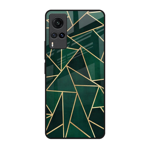 Abstract Green Vivo X60 Glass Back Cover Online
