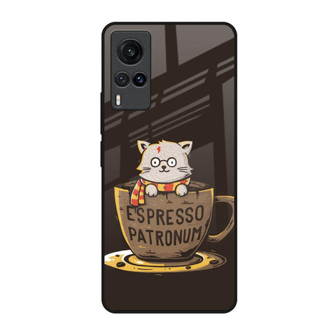 Tea With Kitty Vivo X60 Glass Back Cover Online