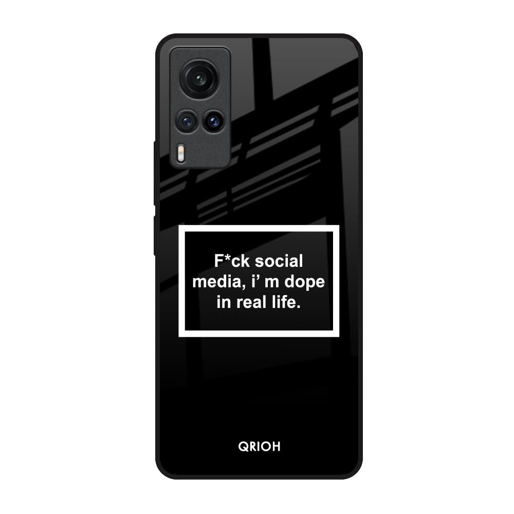 Dope In Life Vivo X60 Glass Back Cover Online