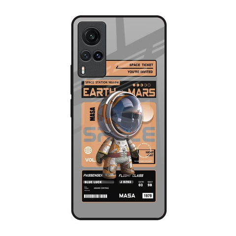 Space Ticket Vivo X60 Glass Back Cover Online