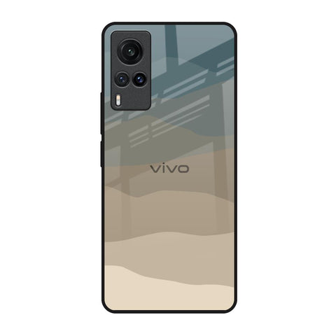 Abstract Mountain Pattern Vivo X60 Glass Back Cover Online