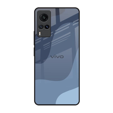 Navy Blue Ombre Vivo X60 Glass Back Cover Online