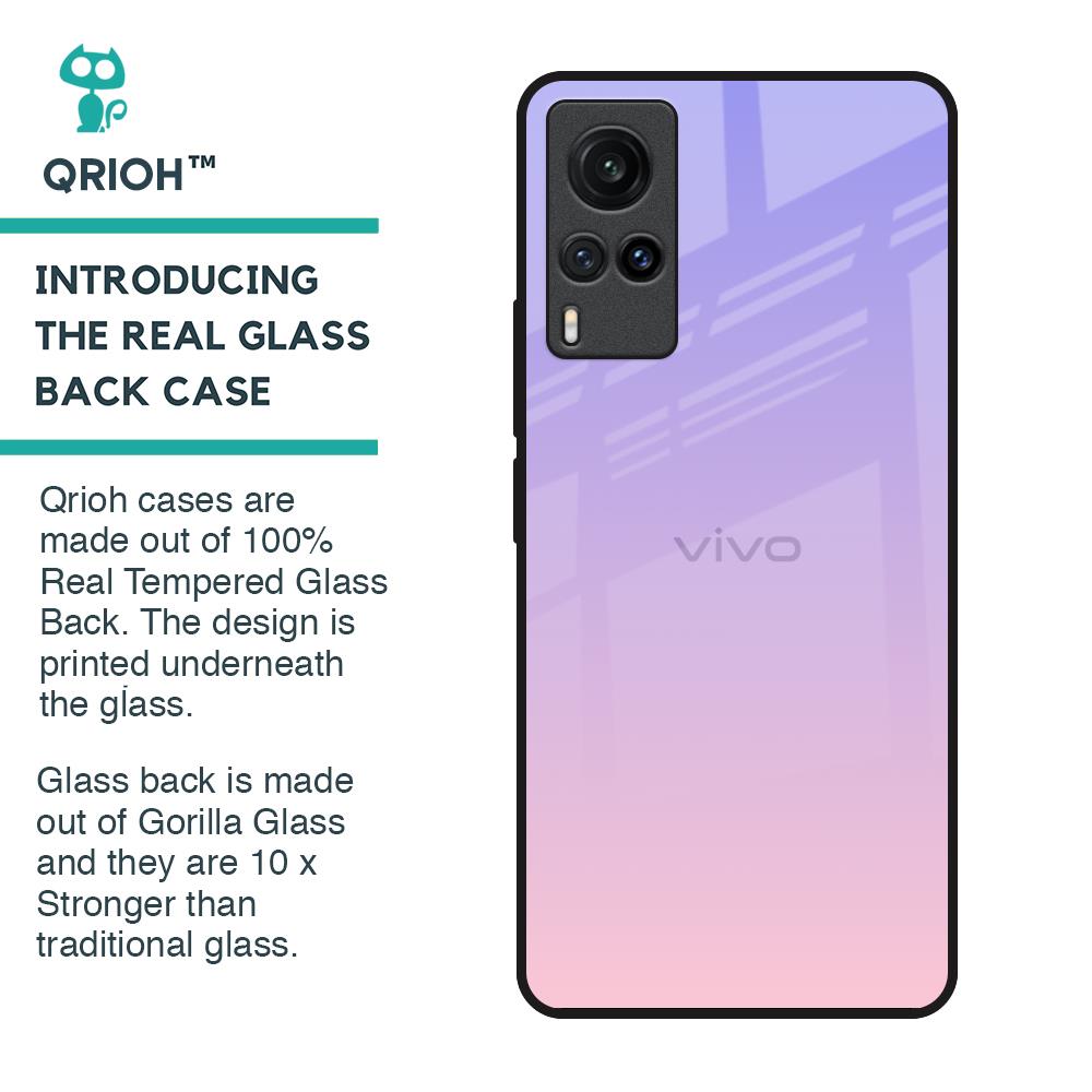 Lavender Gradient Glass Case for Vivo X60
