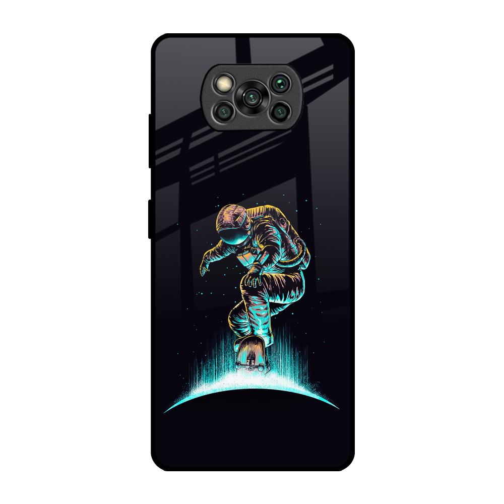 Star Ride Poco X3 Pro Glass Back Cover Online