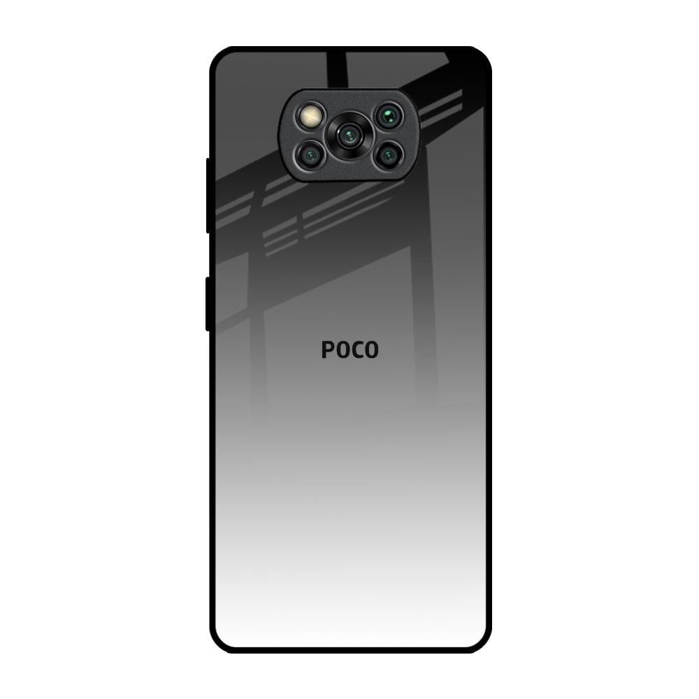 Zebra Gradient Poco X3 Pro Glass Back Cover Online