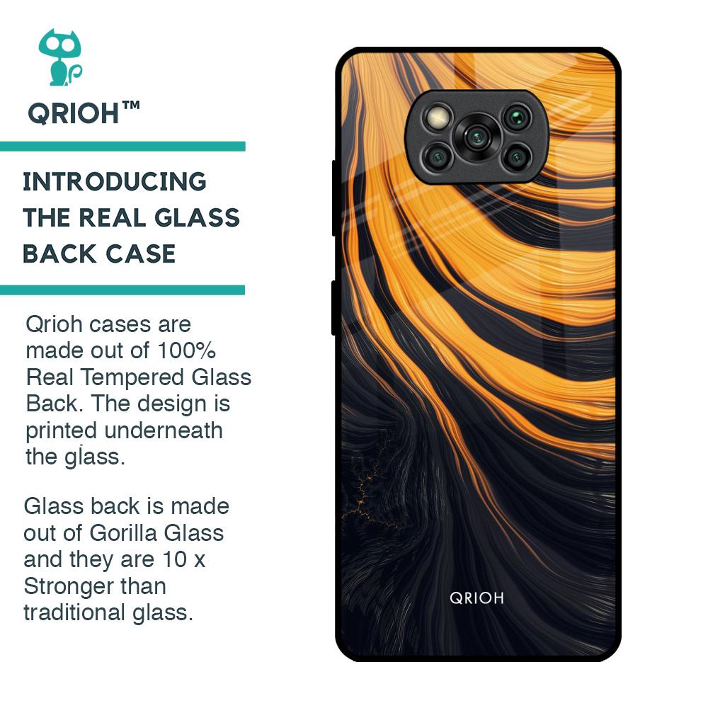 Sunshine Beam Glass Case for Poco X3 Pro