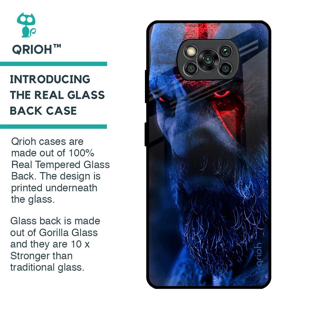 God Of War Glass Case For Poco X3 Pro