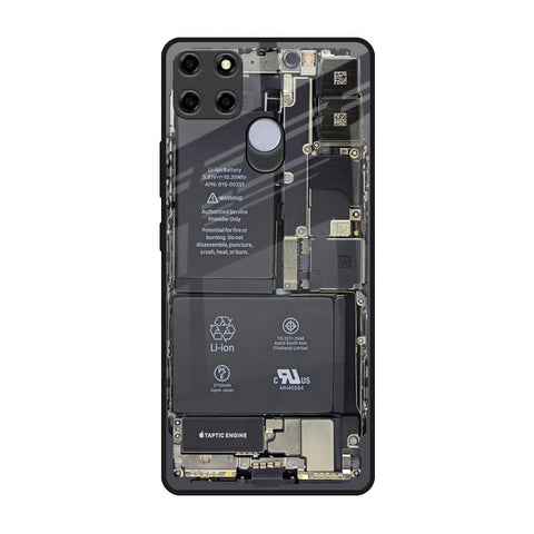 Skeleton Inside Realme C25 Glass Back Cover Online