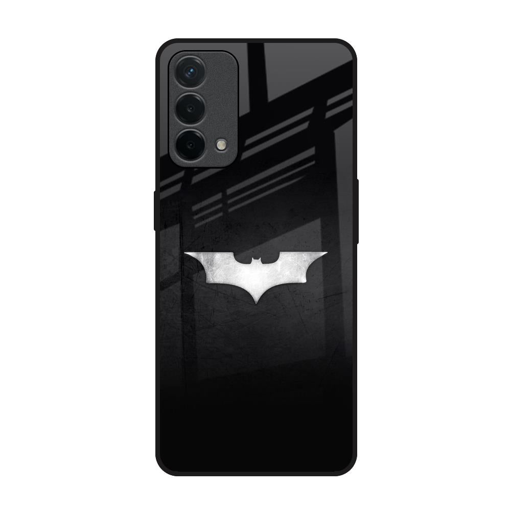 Super Hero Logo Oppo F19 Glass Back Cover Online