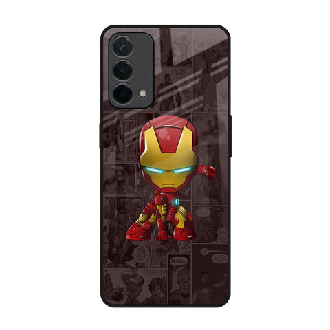 Angry Baby Super Hero Oppo F19 Glass Back Cover Online