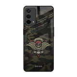 Army Warrior Oppo F19 Glass Back Cover Online